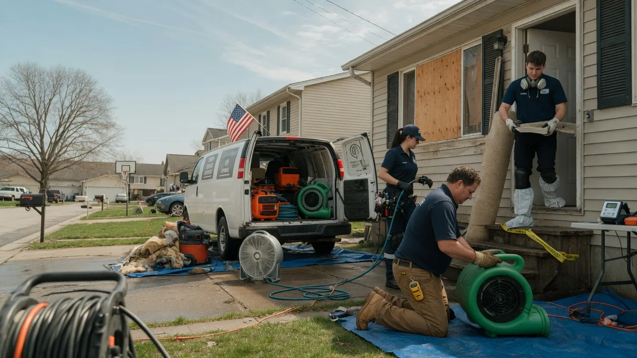 Water Damage Restoration in Medora, IL near me